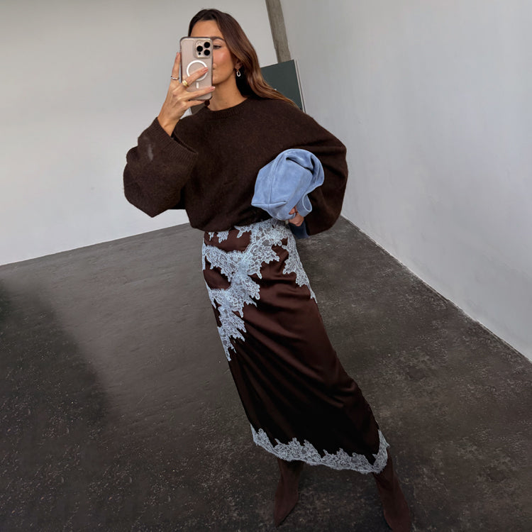 Chocolate Lily Skirt