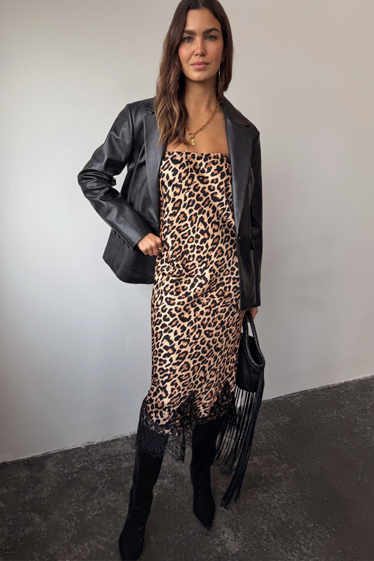 Leopard Lace Maeva Midi Skirt