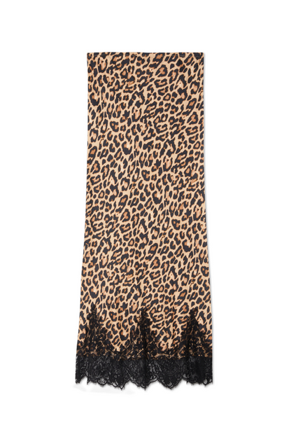 Leopard Lace Maeva Midi Skirt