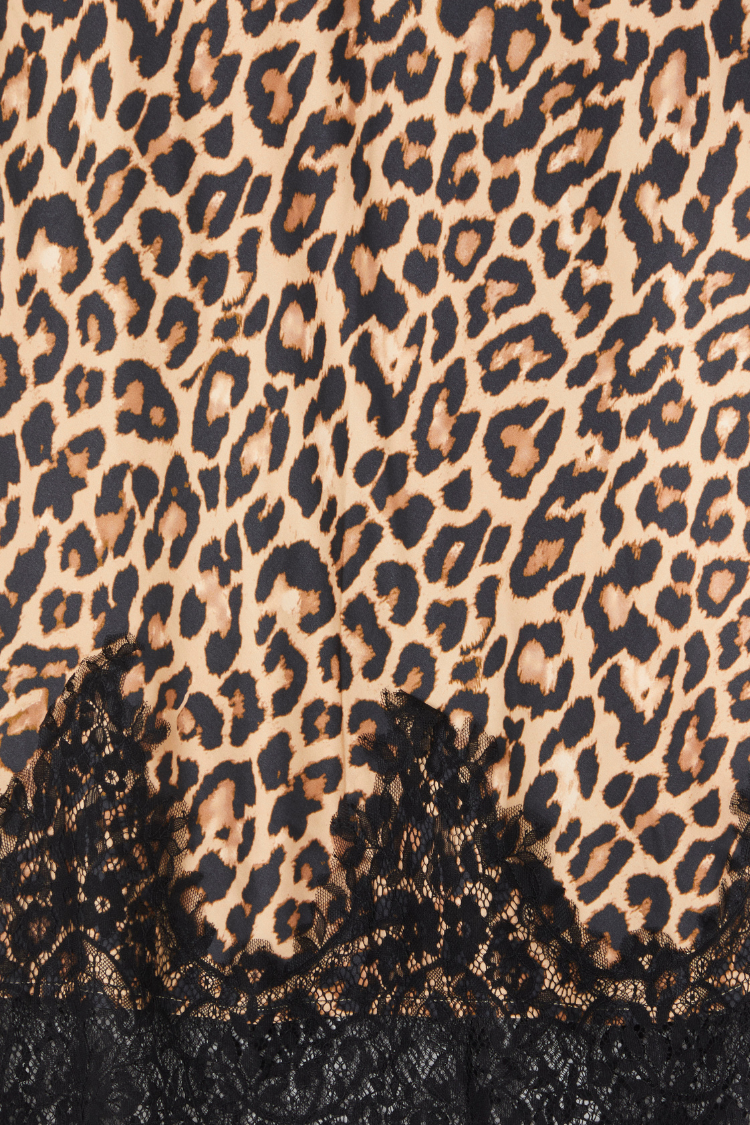Leopard Lace Maeva Midi Skirt